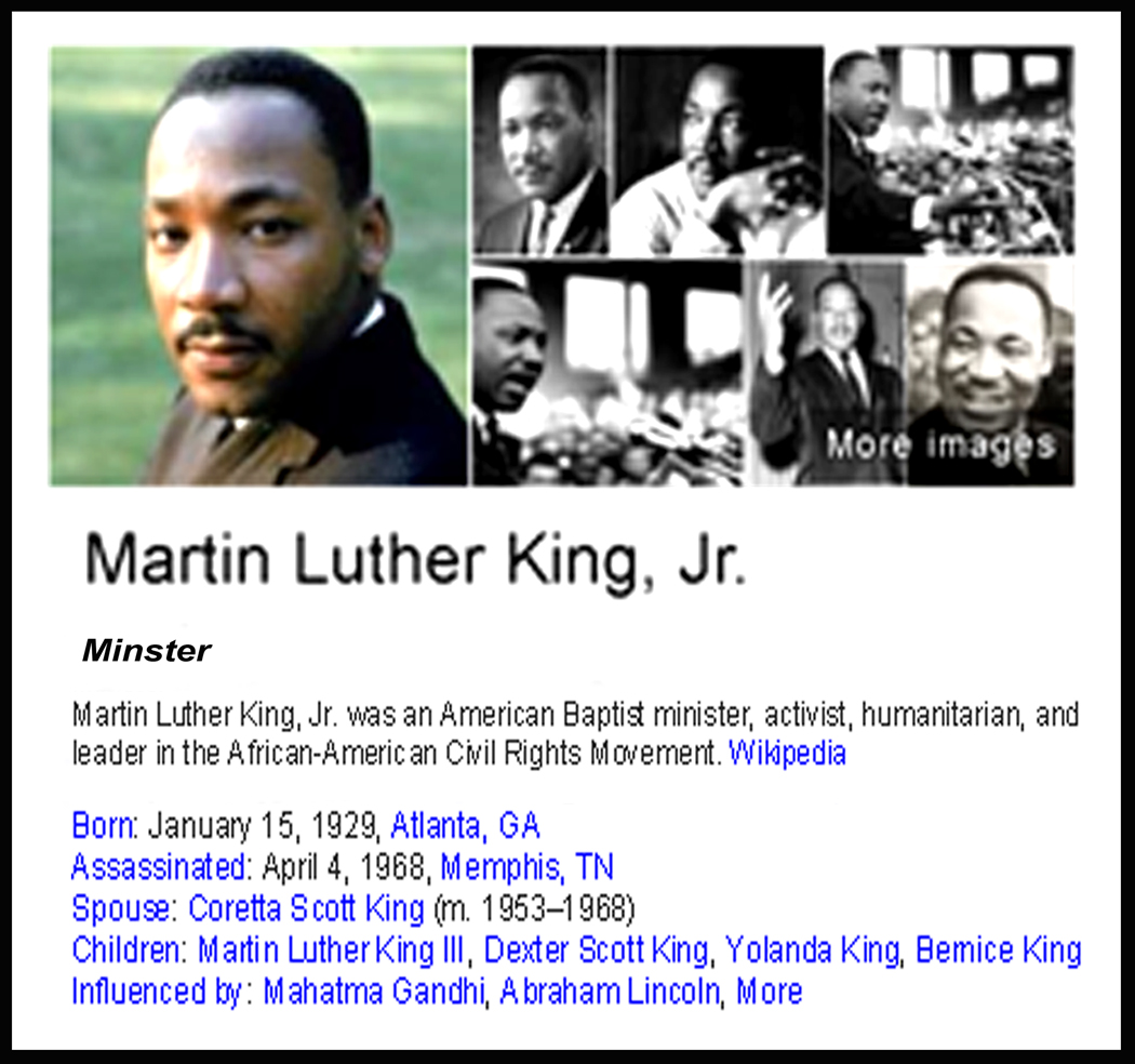 Dr. Martin Luther King Jr. – Human Rights and Nonviolence | IngPeaceProject.com1050 x 984