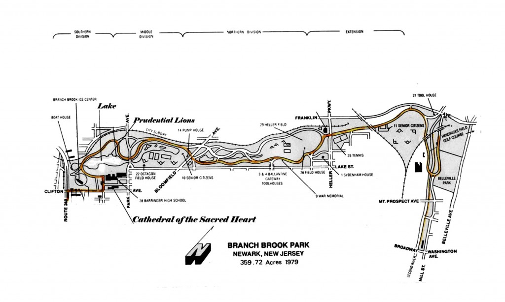 branch brook park map Cherry Blossoms At Branch Brook Park Newark New Jersey Ingpeaceproject Com branch brook park map