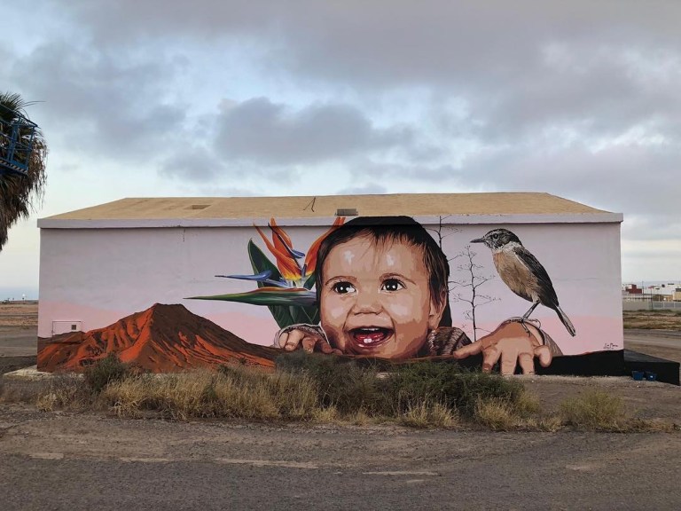 Den Extralargos aka Eva Mena in Puerto Del Rosario, Canary Islands, Spain