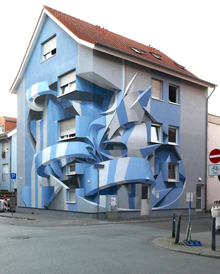 3d street art Peeta in Mannheim, Germany