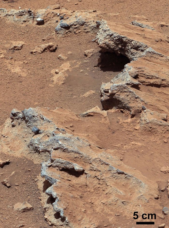 Remnants Of Ancient Streambed On Mars