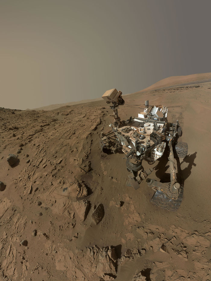 Curiosity Self-Portrait At 'Windjana' Drilling Site