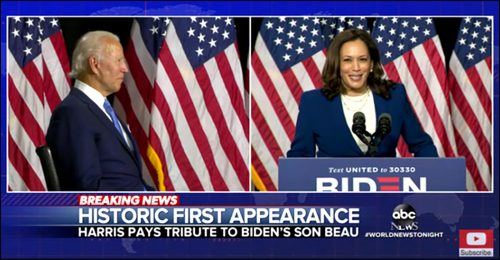 Biden And Harris Make 1st Appearance As Running Mates In Delaware, Aug ...